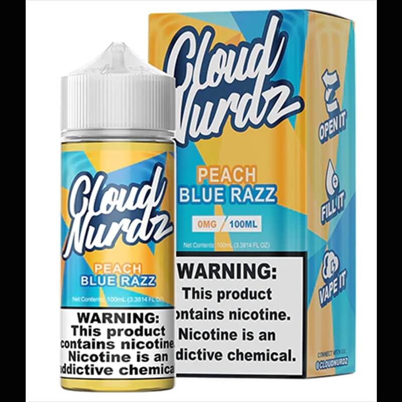 Cloud Nurdz Peach Blue Razz